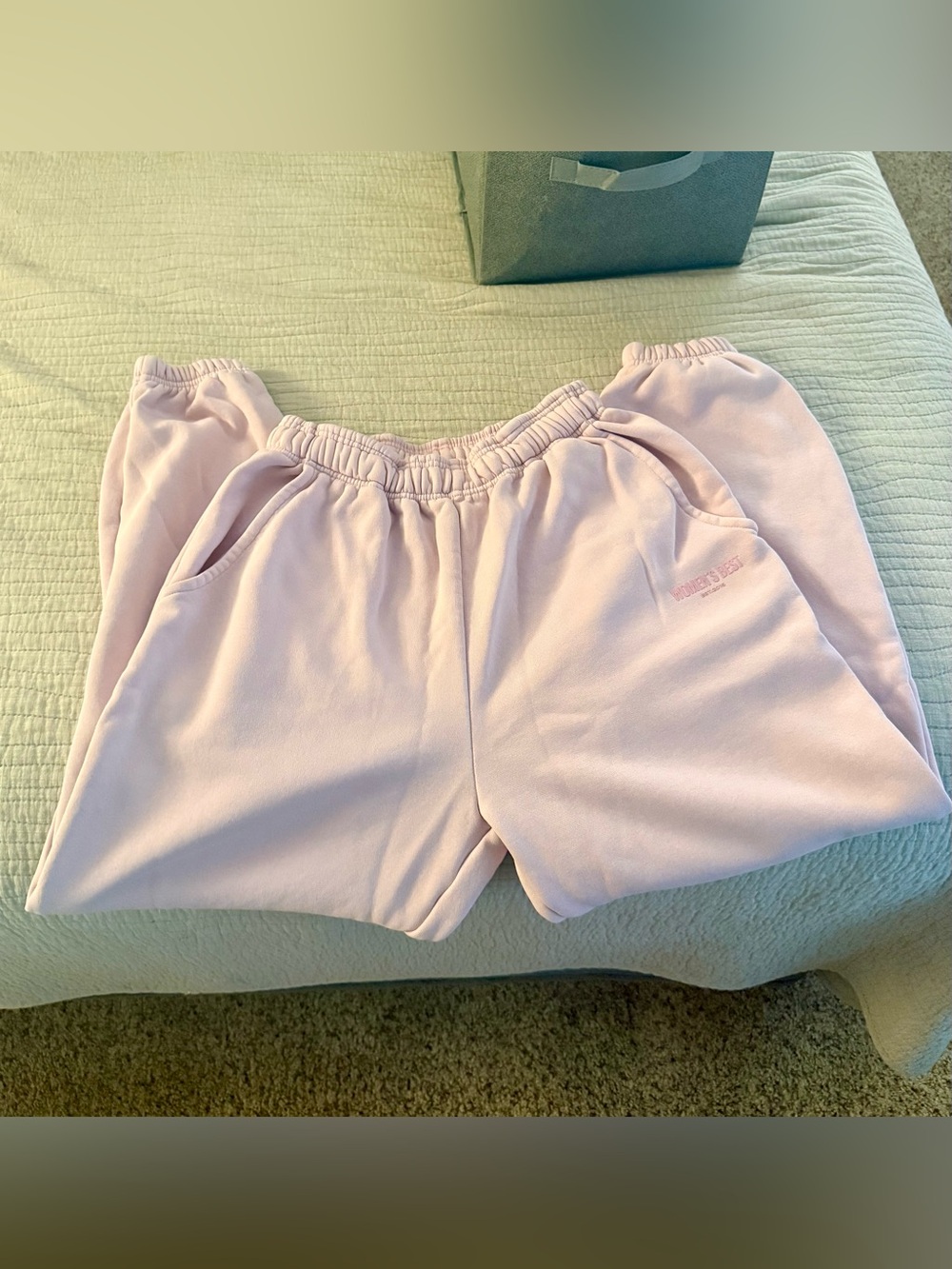 Women’s Best Light Pink Cozy Comfort Sweatpants Joggers